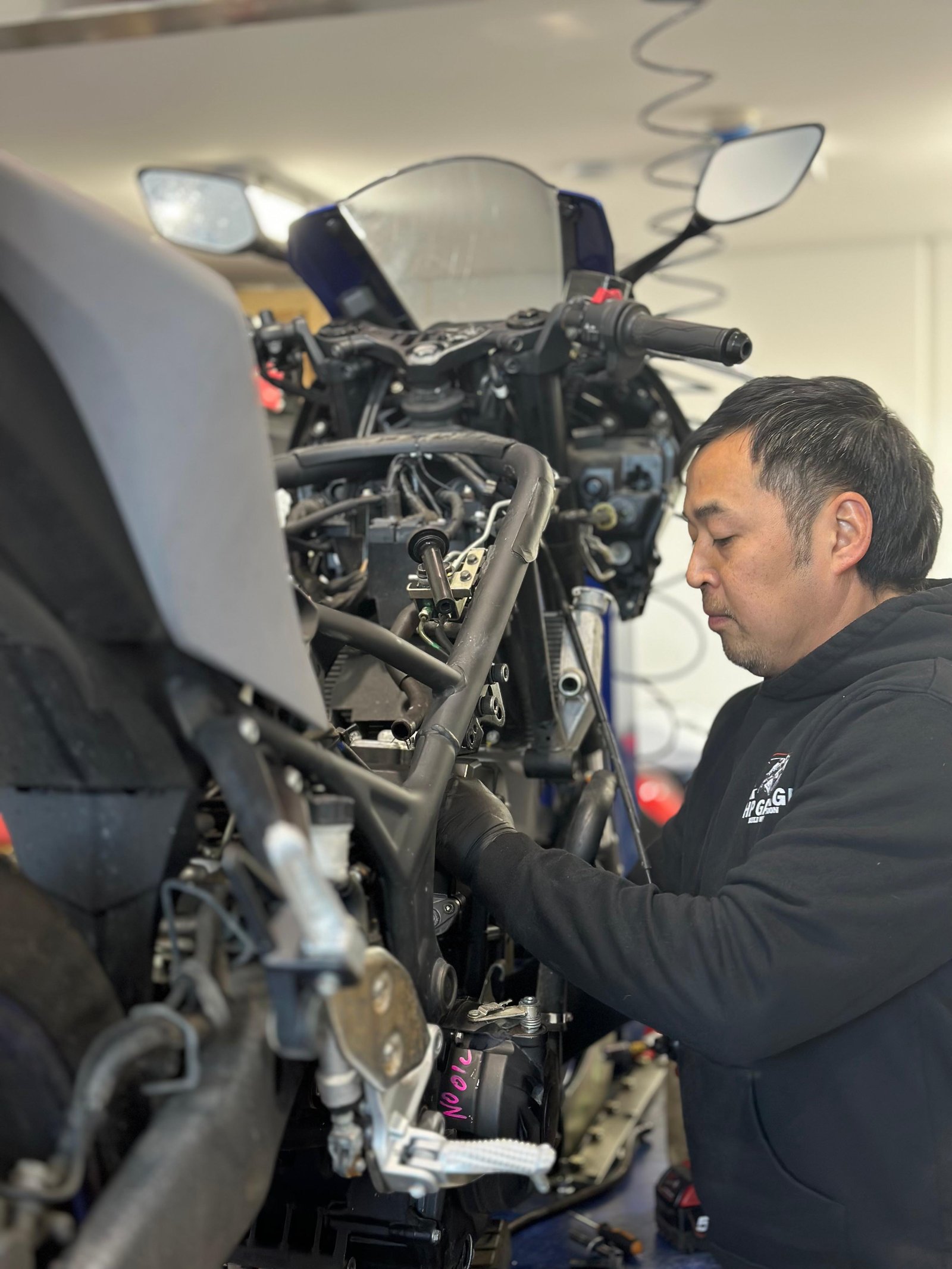 Major motorcycle service